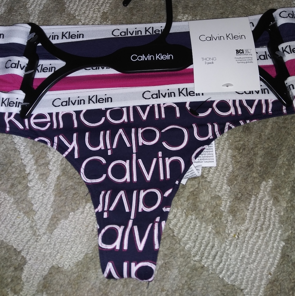 Calvin Klein 3 piece thong set
